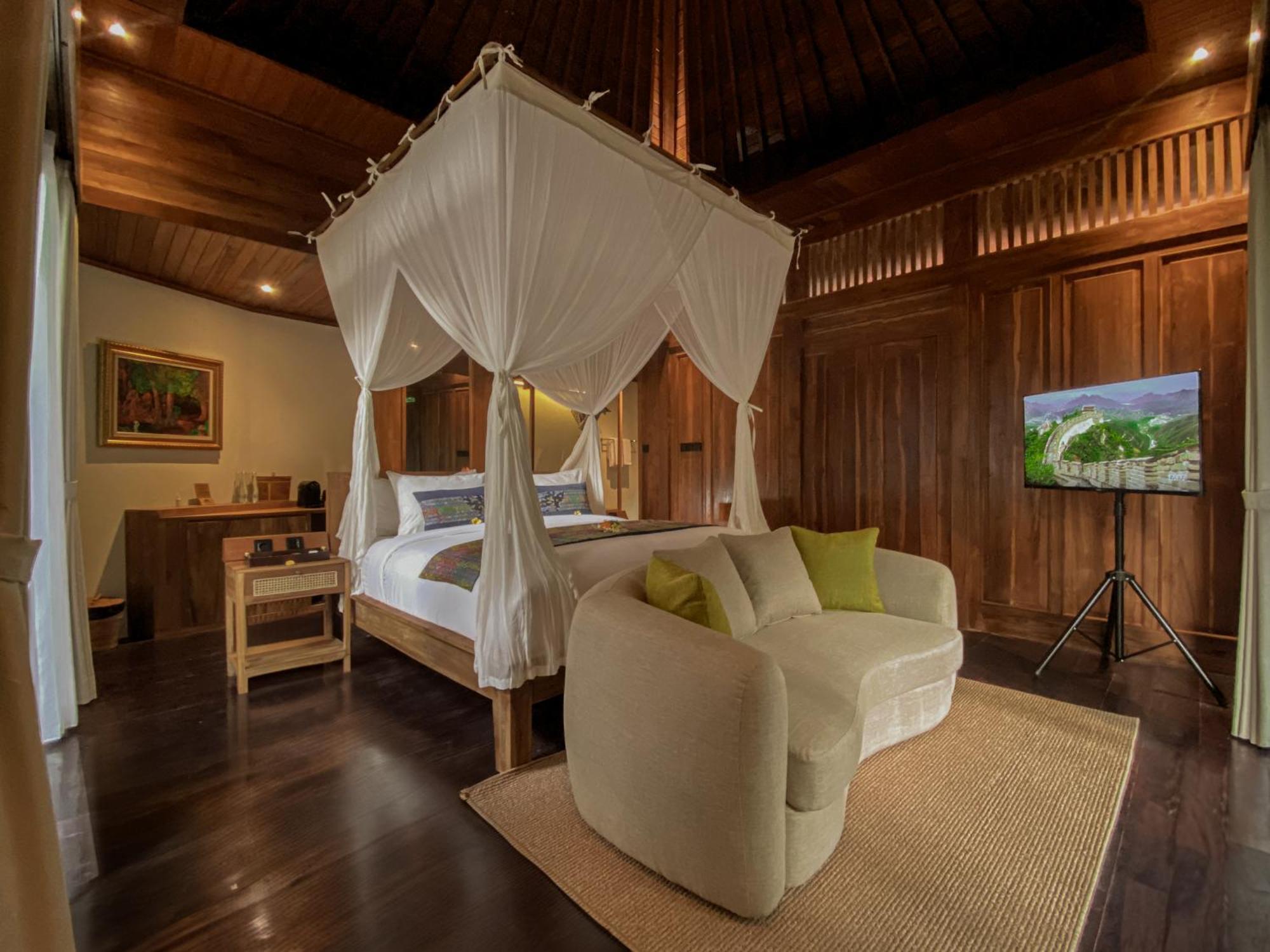 The Sebali Resort Ubud  Bagian luar foto A bedroom at the resort